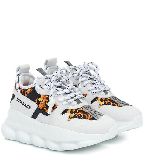 Versace Western Baroque Chain Sneakers 